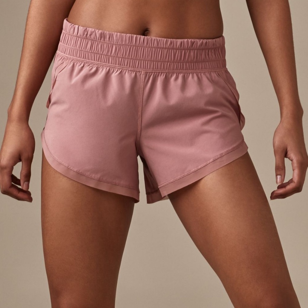 LULULEMON Anew Short 4" Dusty Rose Performance Running Shorts Size 10 Quicksand